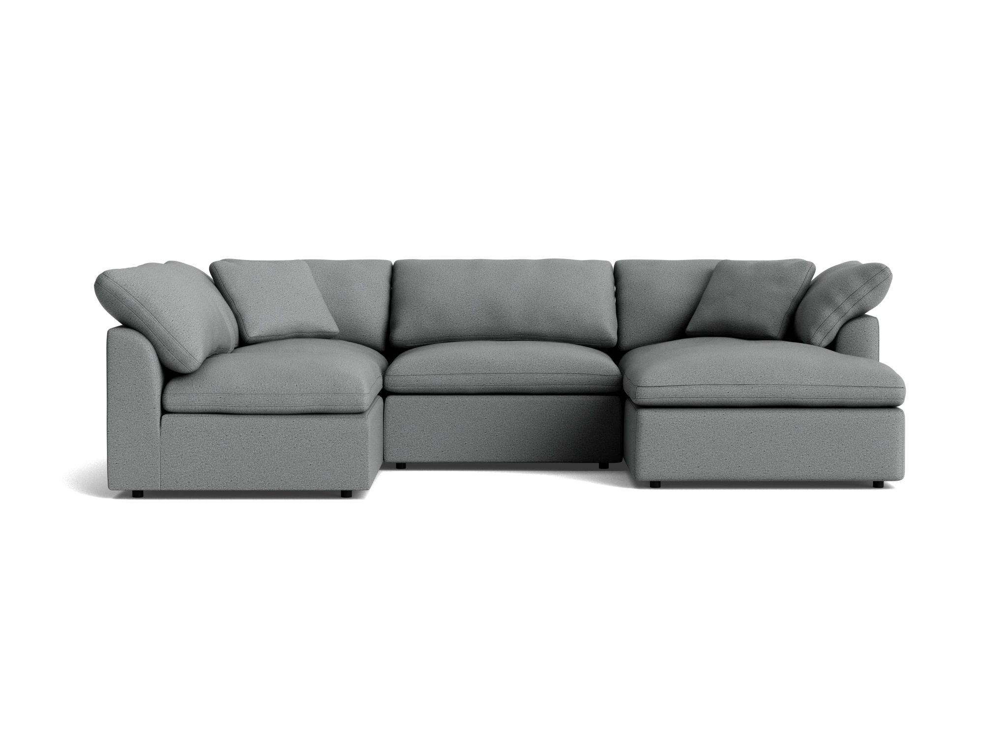 Bryant Modular Double Chaise U-Sofa Bumper Sectional